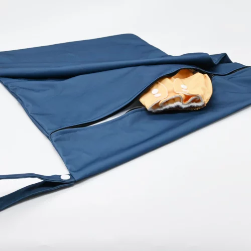 Grand sac étanche zippé , taille 50×70 cm, couleur bleu